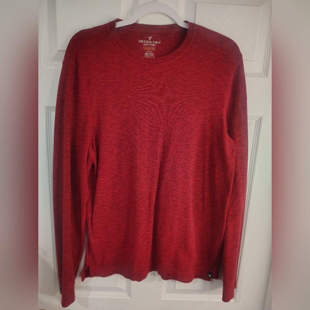 American Eagle Outfitters Men's Red Sweater